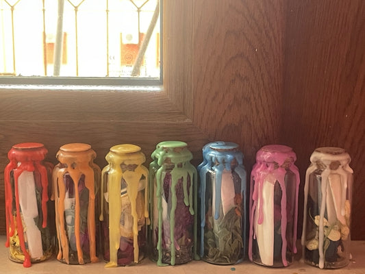 Spell jar about chakras